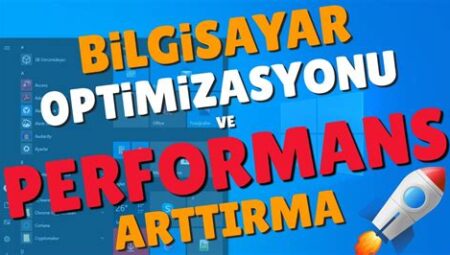 Bilgisayar Tweaks ve Optimizasyon İpuçları